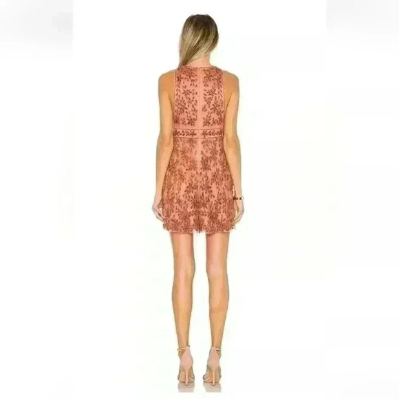 NBD X Revolve Irena Dress Bead and Sequin Embellishments Pink $268 - Picture 3 of 16